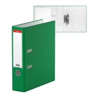 Папка&ndash;регистратор А4, корешок 70 мм, ErichKrause Granite, с арочным механизмом, зеленая, до 450 листов