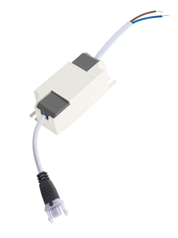 Светильник светодиодный встраиваемый, 6Вт, 6500К, с драйвером, D65, черный