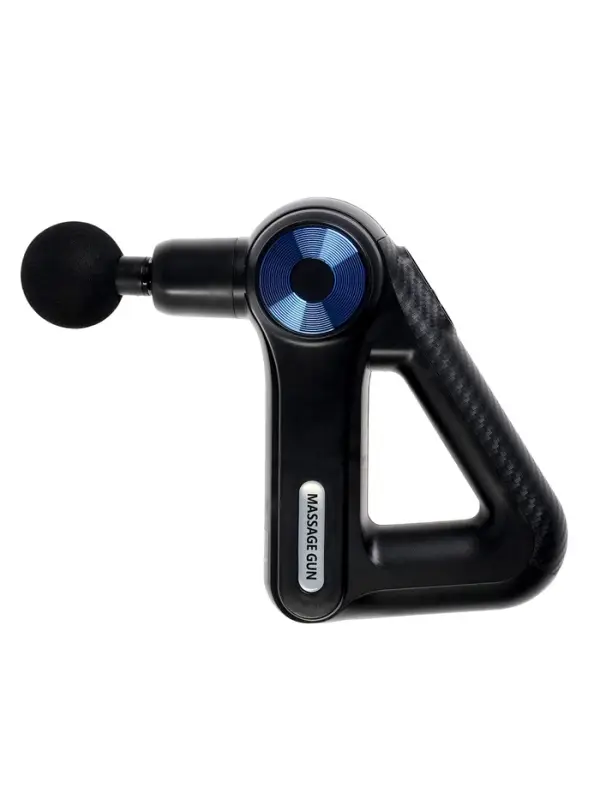 Массажёр для тела LEM-11, перкуссионный, 9 насадок, 9  режимов, черный