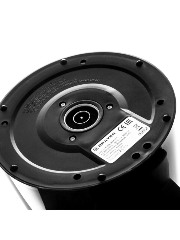 Чайник электрический BRAYER 1037BR,1.7 л, нерж.сталь с пластик. Покрытием Cool Touch,2200Вт