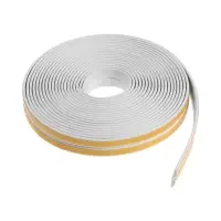 Уплотнитель резиновый ТУНДРА, профиль I, размер 9х2 мм, белый, в упаковке 10 м