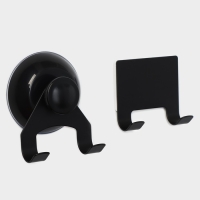 Водосгон из нержавеющей стали с комплектом держателей Raccoon, 25&times;16 см, цвет чёрный