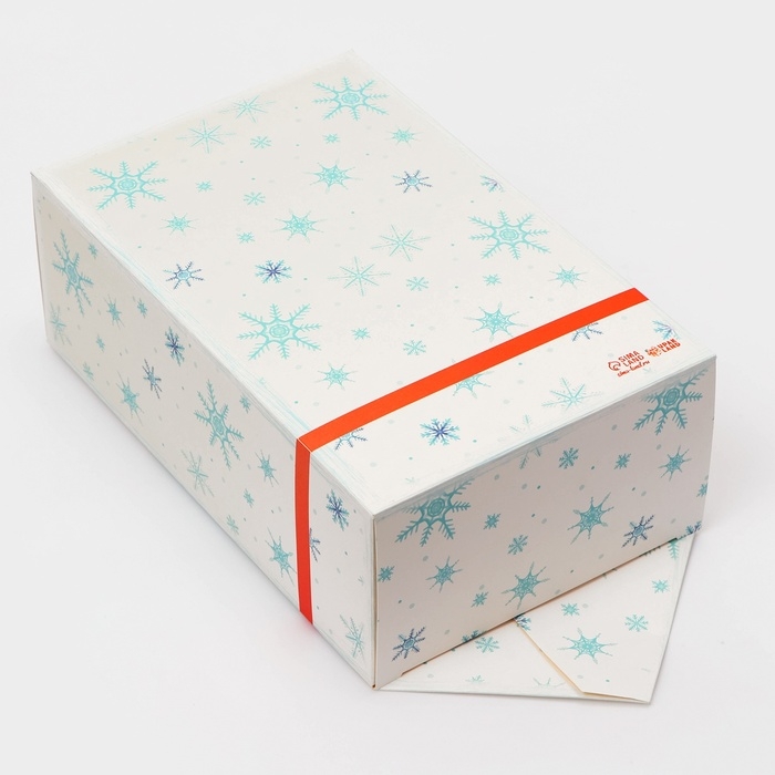 Новый год. Подарочная коробка - конфета новогодняя складная &laquo;Мир полон чудес&raquo;, 18 х 28 х 10 см.