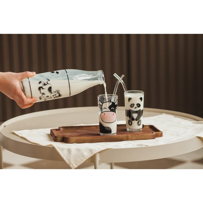 Бутыль для молока &laquo;Коровушка&raquo;, 1 л, 8,5&times;25 см