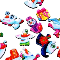 Пазл &laquo;Снеговики&raquo;