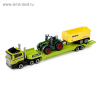 Грузовик металлический &laquo;Ферма&raquo; с трактором, МИКС