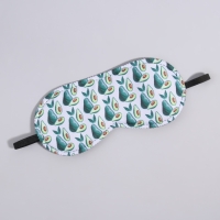 Маска для сна &laquo;Авокадо&raquo;, 19,5 &times; 8,5 см, резинка одинарная, рисунок МИКС