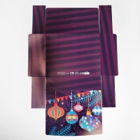 Коробка подарочная новогодняя складная двухсторонняя &laquo;Сияй в Новом году&raquo;, 31 х 24.5 х 8 см, Новый год