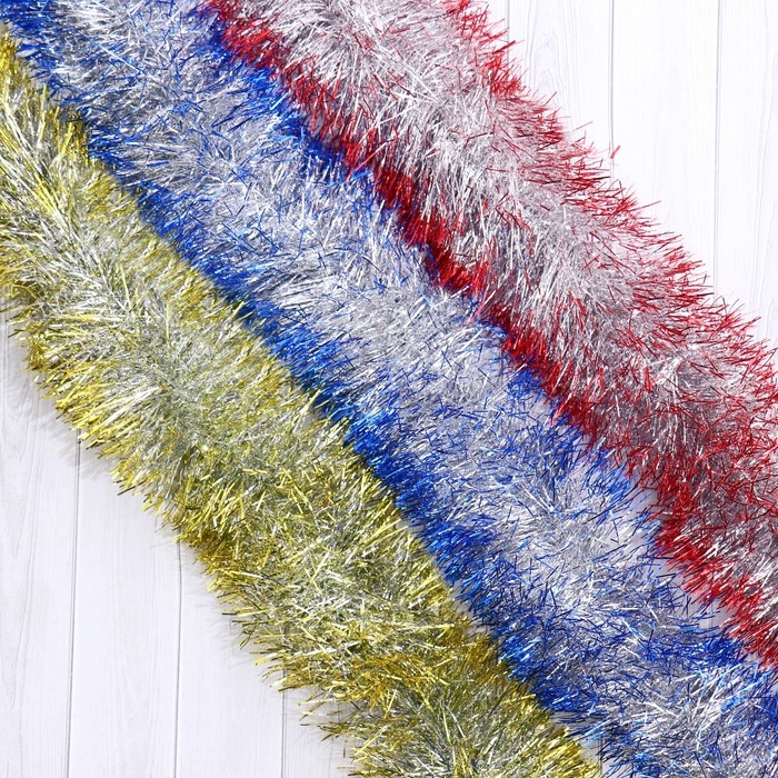 Мишура "Алмаз" d-8,5 см 200 см, микс