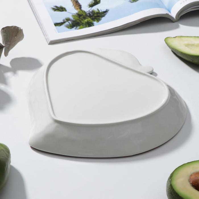 Блюдо керамическое &laquo;Персик&raquo;, 23,5&times;22,5 см