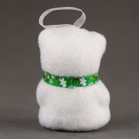 Игрушка из пенопласта &laquo;Мишка&raquo; со снежинкой, 10 см