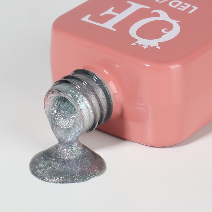 Гель лак для ногтей &laquo;CAT`S EYE PEARL&raquo;, 3-х фазный, 10 мл, LED/UV, цвет серебристый (59)