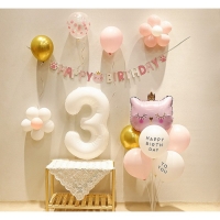 Шар фольгированный 32" &laquo;Кошечка-королева розовая&raquo;, фигура