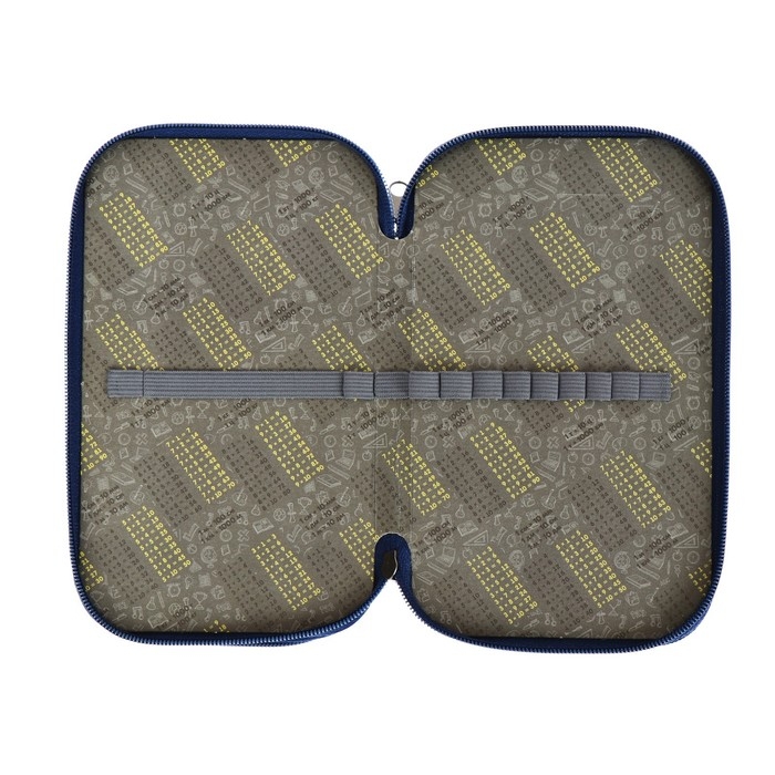 Пенал 2 секции, 125 х 205 х 40 мм, Calligrata 30П26/2 "Драйв тачка", ламинированный картон