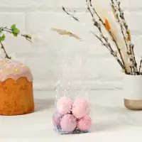 Пакет "Подарочный", с жестким дном, МИКС, 6 х 8 х 23,5 см