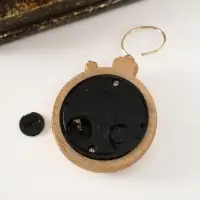 Сувенир полистоун с часами "Жабий король" 25х15,3х8 см