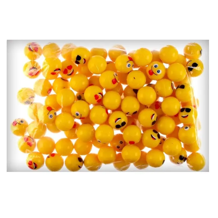 Мяч каучуковый &laquo;Смайлики&raquo;, 3,2 см