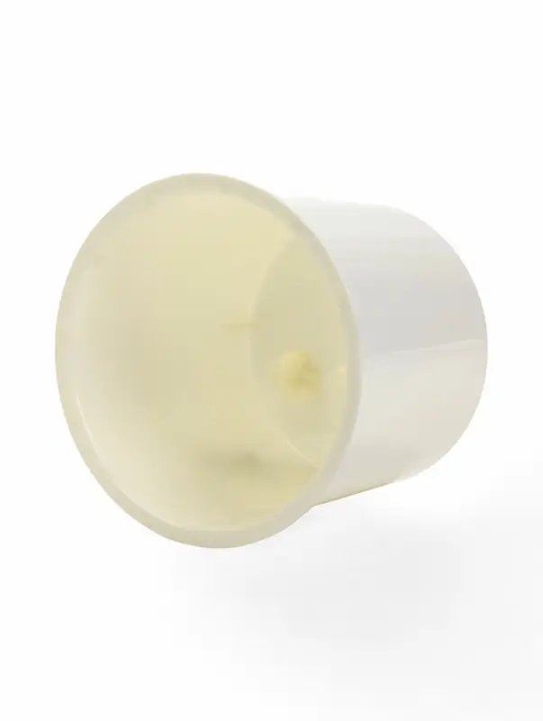 Кашпо со вставкой 2,5 л d15,7 см h15,6см "Genius" пластик белый