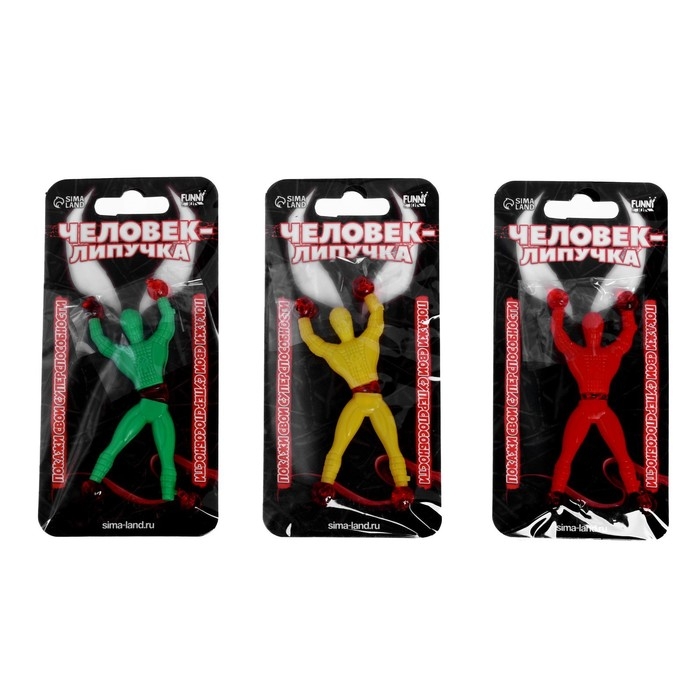 Липучка человек &laquo;Монстр&raquo;, цвета МИКС