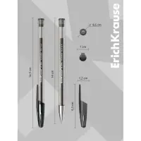 Ручка гелевая ErichKrause R-301 Classic Gel Stick, узел 0.5 мм, чернила чёрные, длина линии письма 600 метров