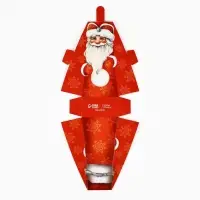 Коробка складная с окном &laquo;Дедушка Мороз&raquo;, 6 х 12 х 3.5 см