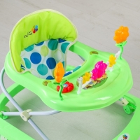 Ходунки &laquo;FLY&raquo;, зеленый, 7 колес, муз., свет