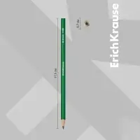 Карандаш чернографитных ErichKrause &laquo;Deep Classic triangular&raquo;, НВ, грифель d=2.2 мм, дерево, трёхгранный, в тубусе, МИКС
