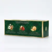 Соль для ванны, набор 3 шт х 200 г, мандарин, яблочный пунш, имбирное печенье, URAL LAB