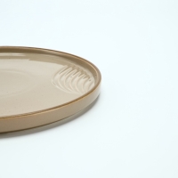 Тарелка керамическая Dolce Ceramo. &laquo;Песчаный берег&raquo;, 23 х 23 см