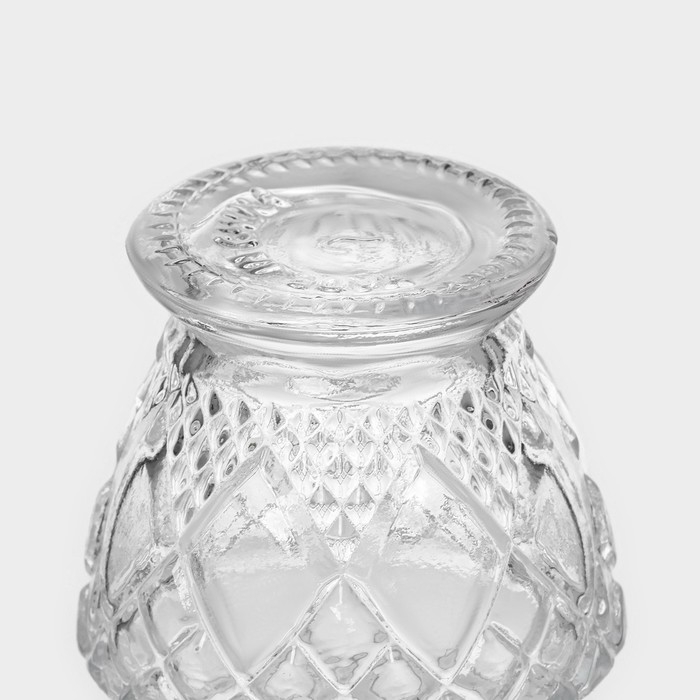 Набор баночек стеклянных для специй с пробковой крышкой Доляна &laquo;Пафе&raquo;, 50 мл, 5&times;8,4 см, 12 шт