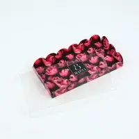 Коробка для кондитерских изделий с пластиковой крышкой &laquo;8 Марта&raquo;, 10.5 х 21 х 3 см