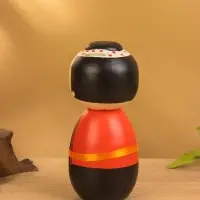 Деревянная кукла кокеши "Ямато" 7х7,5х15 см