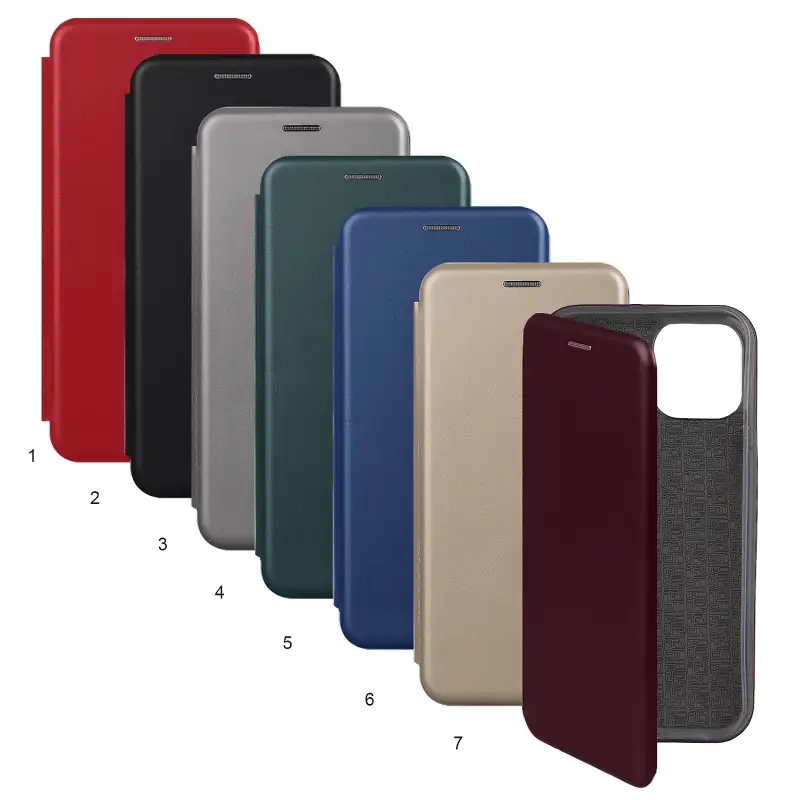 Чехол-книжка iPH 12 Pro Max (6.7) цвета в ассортименте