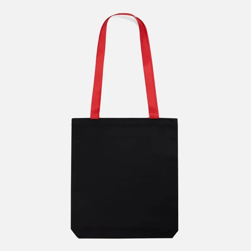 Шопер B4, черный с красными ручками