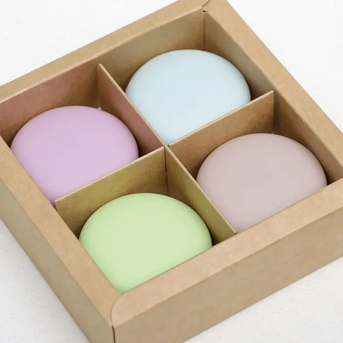 Коробка для 4 конфеты, 12.5&times;12.5&times;3.5 см