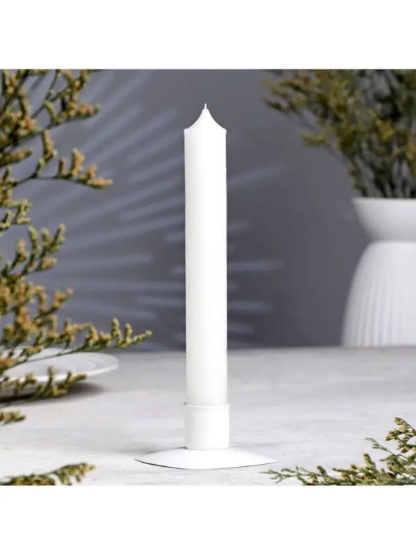 Хозяйственная свеча парафиновая, 2.2&times;17.5 см, 55 г