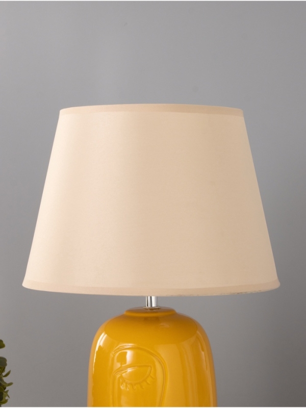 Настольная лампа "Джокер" 1х15Вт Е14 желтый 28х28х42см