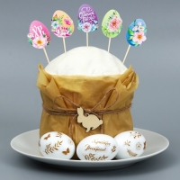 Набор для украшения кулича &laquo;Светлой Пасхи!&raquo; на пасху, 12 х 16 х 1 см.