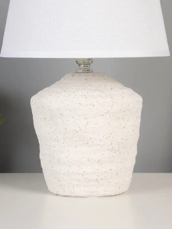 Лампа настольная "Песочные замки" 1х40Вт Е14 белый 21х21х32 см RISALUX