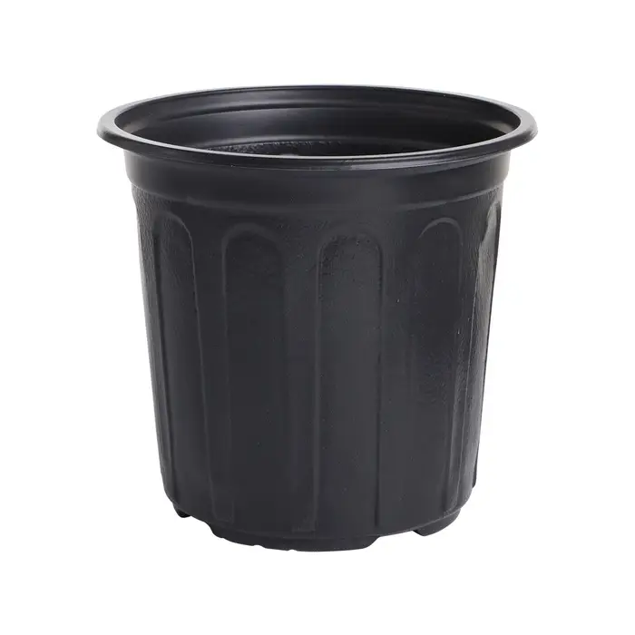 Горшок для рассады, 2 л, d=16 см, h=15 см, мягкий пластик, чёрный, Greengo