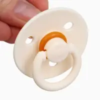 Набор классических пустышек, 2 шт., латекс, цв.айвори/зеленый, в контейнере, от 0 +., M&B