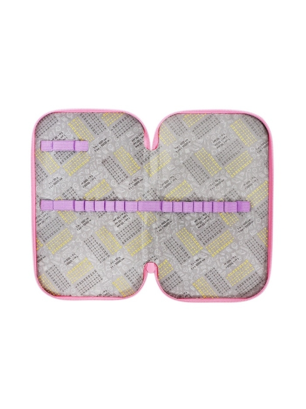 Пенал 3 секции, 125 х 205 х 55 мм, Calligrata 30П26/3 "Кот Корея", ламинированный картон