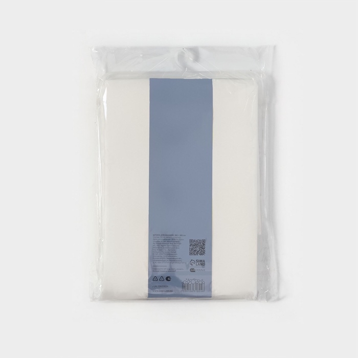 Штора для ванной &laquo;Узор&raquo;, с люверсами, с утяжелителями, PEVA, 180&times;180 см