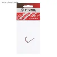 Крючок мебельный ТУНДРА TKO009, однорожковый, медь