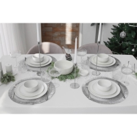 Миска фарфоровая Magistro Line, 1,3 л, d=17,5 см, цвет белый