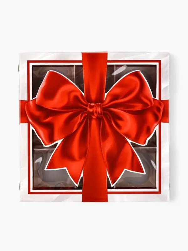 Коробка под 9 конфет со скретч-слоем &laquo;Бант&raquo;, 14.5 х 14.5 х 3.5 см