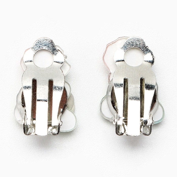 Серьги клипсы детские новогодние &laquo;Стильная девочка&raquo; на Новый год, 7 х 9 см