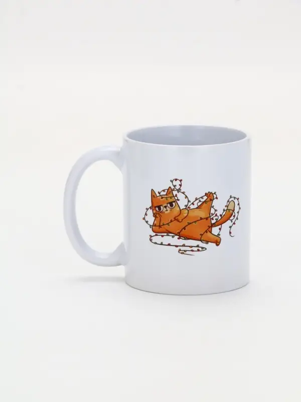 Кружка чайная новогодняя &laquo;Жду подарочки&raquo;, 320 мл