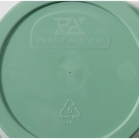 Кашпо для цветов со вставкой &laquo;Порто&raquo;, 2,4 л, цвет нефритовый