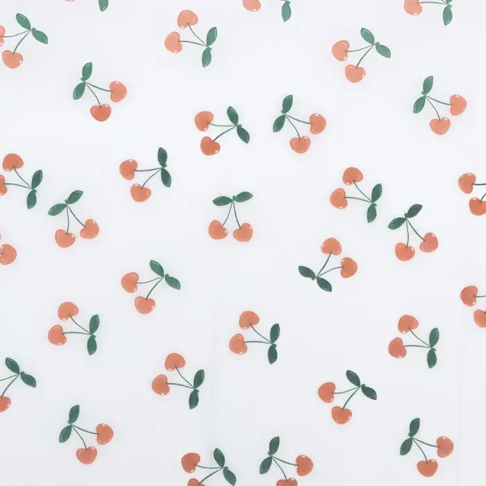 Бумага упаковочная тишью, &laquo;Вишня&raquo;, 50 см &times; 70 см 17 грамм